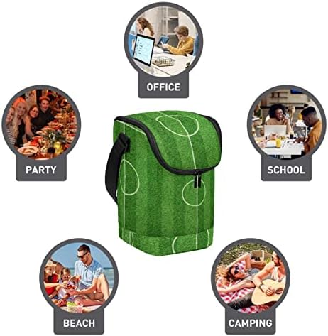 Чанта за обяд за Жени и Мъже, Утепленная Зелена Чанта за обяд с Регулируем пагон за Училище, на Работа, на Пикник, къмпинг