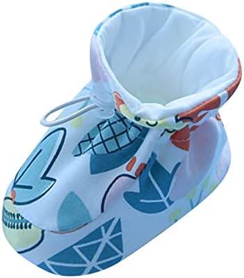 Детски обувки за бебета Памучен обувки Плюс Кадифе Дебела Топла Мека обувки, Скъпа е Имитация на обувки за деца, обувки за бебета (розова, 6-12 месеца)