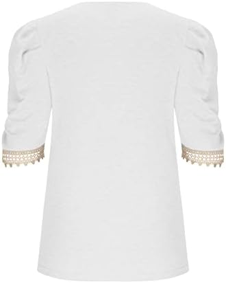 Жените риза райе с дълъг ръкав, дамски ежедневни лятна тениска с V-образно деколте, однотонная, със златни дантели, дамски компресиране