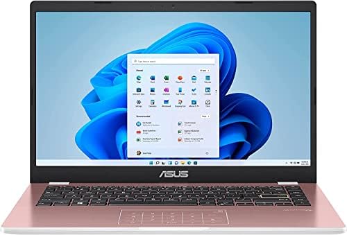 Лаптоп ASUS 2022 14in HD, процесор Intel Celeron N4020, 4 GB оперативна памет, 64 GB eMMC, Уеб камера, Графика 500, Bluetooth,