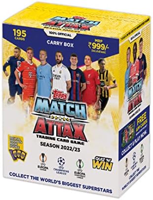 Първи мач в шампионската Лига на УЕФА Attax 22-23 Търговска и са подбрани игра на Карти | на Футболни картички (кутия за носене)