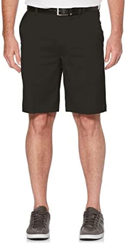 Мъжки къси панталони за голф PGA TOUR с плоска предна част и активен колан (Голям и висок размер на 30-44)