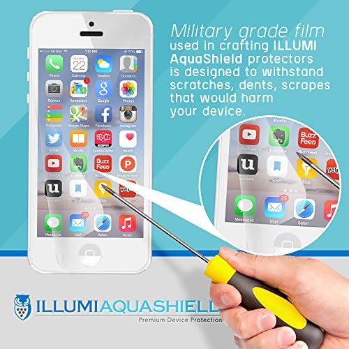 Защитно фолио ILLUMI AquaShield, съвместима с Apple iPad Mini 4 - (4-то поколение, 2015) (2 опаковки), без мехурчета, прозрачна