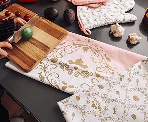 Комплект кухненски Кърпи за ръце Disney Princess | Бързосъхнеща Кърпа За Измиване, е Добре Впитывающее Посудное Кърпа
