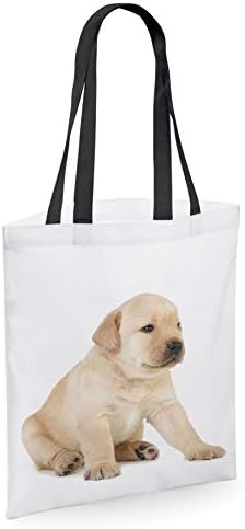 Подаръци за Кученца Лабрадор за собственици Любители на Кучета - Торби за Многократна употреба-Тоут през рамо с участието на Кучета