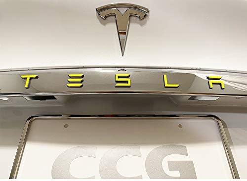 Тампон на багажника с графичен дизайн по поръчка за Tesla Model S /X, комплект от 2 теми (Блясък-розов)
