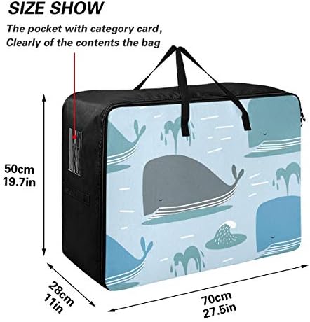 N/A Чанта за съхранение на дрехи, Легла за Завивки - Организаторите със Собствени Животни и Китове Голям Капацитет, Чанта с Цип,