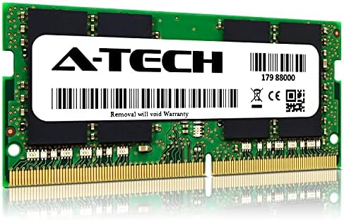 A-Tech 64 GB (2x32 GB) памет за мобилна работна станция Dell Precision 7560 | DDR4 3200 Mhz PC4-25600 Без ECC SO-DIMM 2Rx8 1.2 V - Комплект