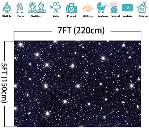 Юнцянь Нощното Небе Междузвездни Фонове Вселената Космическа Тема на Звездния Фон За Снимки Галактика Звезда Деца Момче на 1-ви Рожден