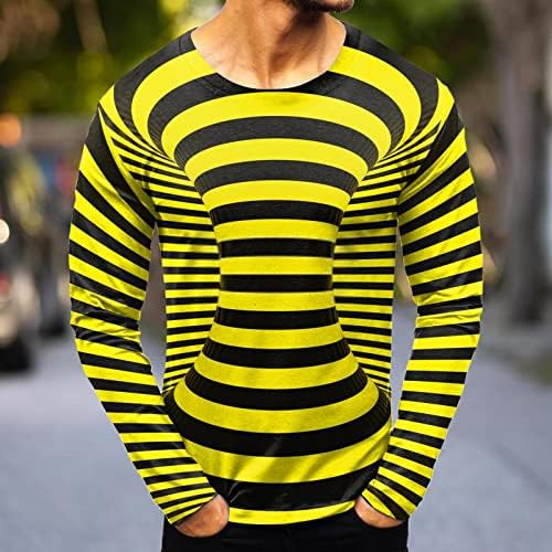 XXBR Мъжки Ризи с дълъг ръкав, есенни улични 3D Цифрови Забавни тениски с графичен принтом кръгъл отвор, Готин Дизайн, Тениски,