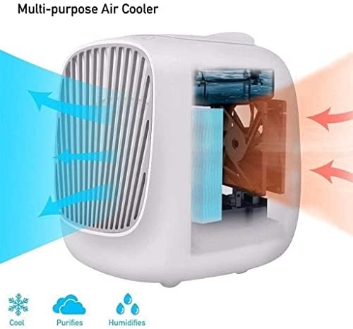 Преносим Вентилатор на Климатика RMENST, Персонален Мини-един изпарителен Охладител на въздуха USB с 3 Скорости, Безшумен Вентилатор-хладен