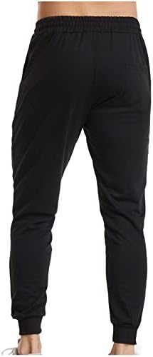 QTOCIO Мъжки Ежедневни Панталони за Джогинг Slim Fit Спортни Спортни Панталони за Занимания във фитнеса, Спортни Панталони за Йога с Цветен Блок с Джоб
