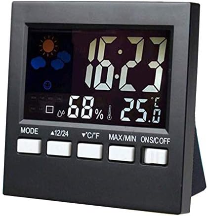 UXZDX CUJUX Стаен Термометър - Измерване на температурата и влажността в помещението, Домакински Електронен Термометър-Влагомер с