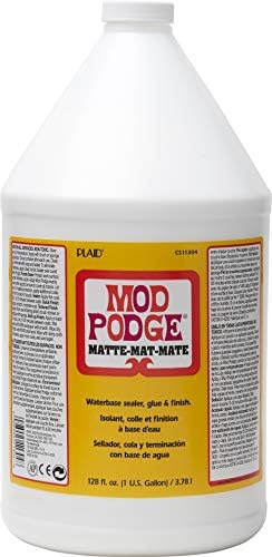 Средство за запечатване на водна основа Mod Podge CS11304, За лепило и Декупажа, 128 грама, Мат четка-Апликатор, 24960 2,25 инча