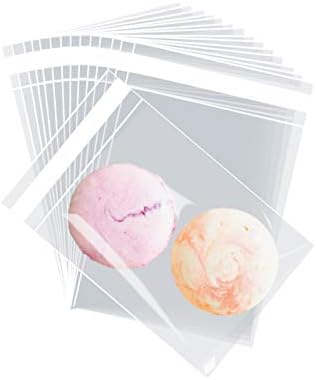 Прозрачни Самоуплотняющиеся Найлонови пакети 2 x 10 за бисквити 100 опаковки за Сладкиши, Бисквити, Гевречета, подаръци и Предложения