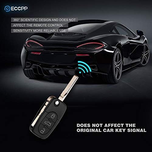 ECCPP Замяна за Audi Неразрезной Бесключевой Вход дистанционно Управление на Автомобилния Ключодържател Калъф A4 Quattro/A6 Quattro/A8