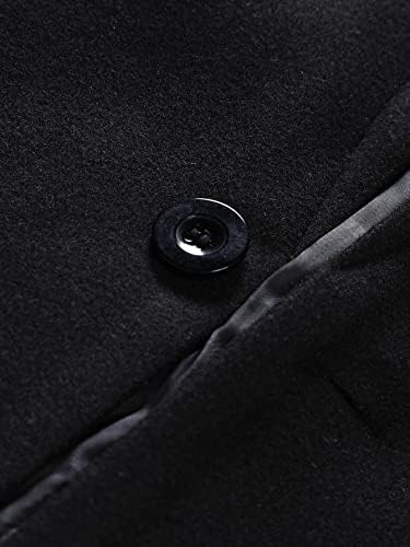 Xinbalove за мъже, Якета, палта с вырезанным деколте, 1 бр. (Цвят: черен, Размер: малък)
