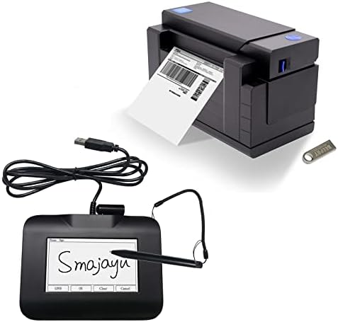 Бележник за подпис SMAJAYU FP430S и принтер за етикети за потягивания BT8020