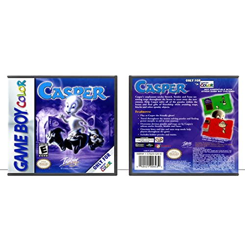 Приятелски настроен каспър призрак | (GBC) за Game Boy Color - само калъф за игри - без игри