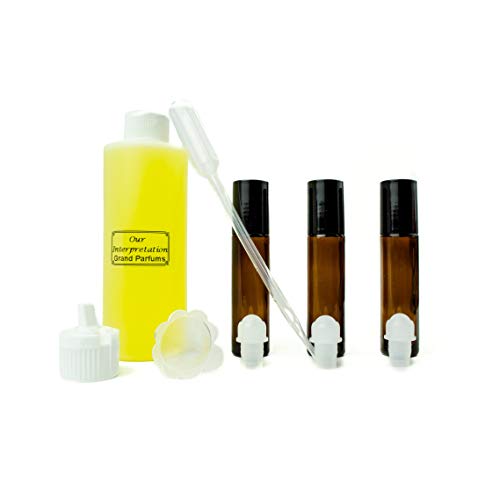Набор от парфюмерийни масла Grand Parfums - Eat It Raw Body Oil Ароматно масло за тяло - Нашата интерпретация, с бутылочками на роли и дюзи