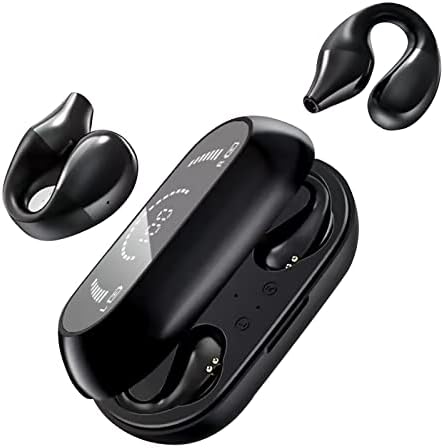 CSYANXING Безжични Bluetooth Слушалки с костна Проводимост, Скоба за ушите, Hi-Fi Стерео Спортни Слушалки, Слушалки, Bluetooth