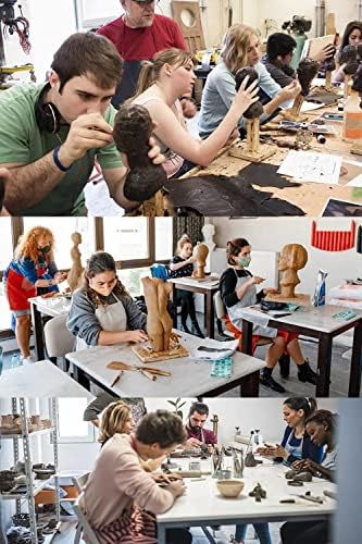 Honbay Комплект Инструменти за Дървена Керамика от 8 части, Набор от Инструменти За Восък, Дърворезба, Скулптура, Моделиране