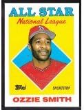 3 Карта на Ози Смит 1988 Topps 400 01 Ud Decade 70 's Новобранец Flashback 101 1987 Leaf All-star 37 Бейзболни картички Сейнт