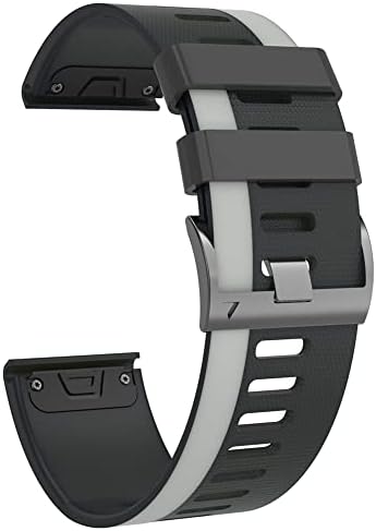SKM 26-22 мм Быстросъемный каишка за часовник Garmin Fenix 6X6 Pro 5X5 Plus 3 HR 935 Ендуро Въжета Силикон быстросъемный гривна Easyfit
