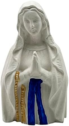 Форма Monqui Височина от 2,5 инча Колан Дължина Скулптура на Богиня Дева Мария Свещ Занаят Смола Мазилка Силиконова Форма