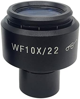 Аксесоари за микроскоп 23,2 мм WF10X/22 Корекция на Оптични фокусиращ биологичен микроскоп Лабораторни Консумативи (Цвят: едно Парче)