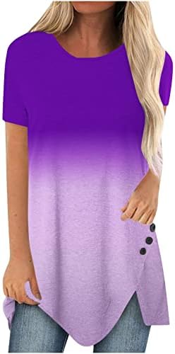 2023 Кръгъл Отвор Памук Графичен Свободен Приятелка Плюс Размер Блуза, Тениска за Жени Блуза с Къс Ръкав Лято Есен Дамски 72