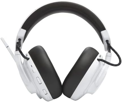 Безжична детска слушалки JBL Quantum 910P за Playstation (Бяла)