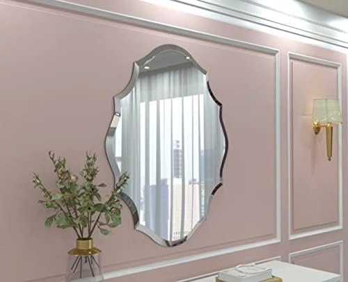 Огледало WOODWORTH за декора на стените 22 x 28 См, без рамки Тоалетни Огледала за Хол, Спални, Офис