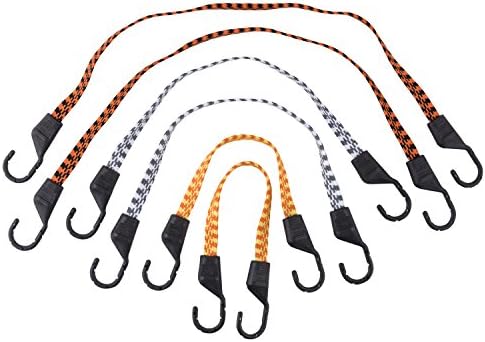 Пазач - Плосък кабел за бънджи различни цветове, 6 опаковки - 18 , 24 и 32