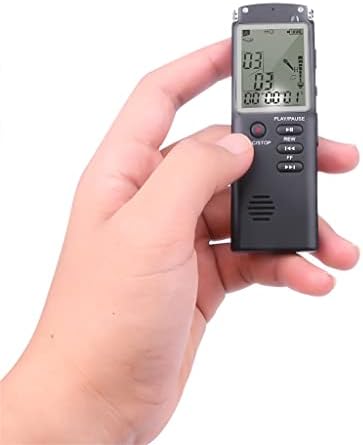 TBIIEXFL USB Професионален Диктофон 96 часа Диктофон с WAV, MP3 плейър, Цифров Аудио Рекордер за интервю (Цвят: D, размер: 8 GB)