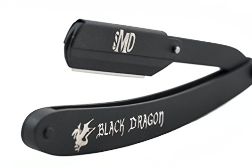 Бръснач MD® Black Dragon Razor 2.0 С метална дръжка във формата на пеперуда Shavette