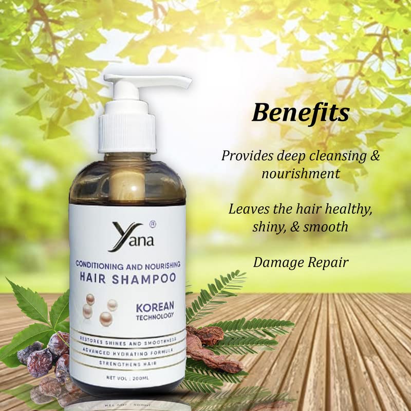 Popova Шампоан За коса С Корейската Технология Hair Shampoo For Women Herbal