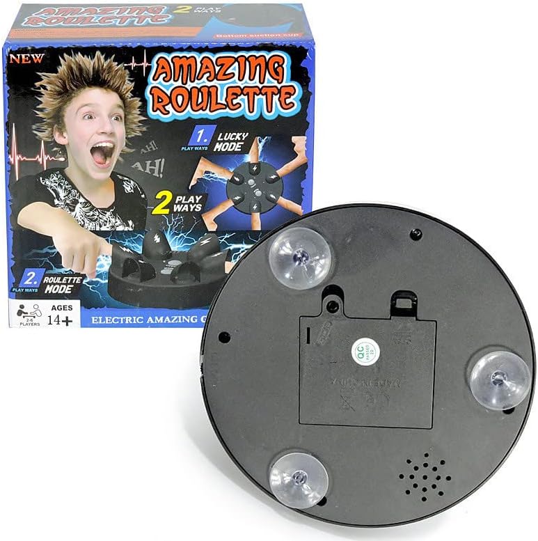 XIZHI Shock Roulette Party Game - Усъвършенстван Электрошоковый Полиграф, Електрически Пальчиковый Детектор на Лъжата, за Успешна Игра за измама Токов Удар за Семейния партита, ?
