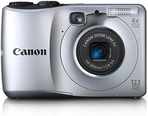 Цифров фотоапарат Canon Powershot A1200 с резолюция от 12,1 Мегапиксела, 4-кратно оптично увеличение (черен)