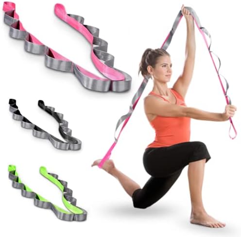 Каишка за стрии Acupoint Yoga с панти - 12-Петельный каишка за практикуване на физическа терапия, гъвкавост, Пилатес, Танци,