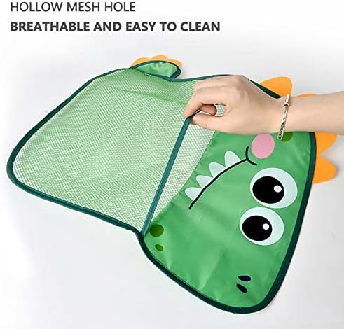 Uqiangy Cartoony Малък Динозавър, чанта за съхранение на играчки за вана и вода, баня с прахосмукачката, Здрава mesh bag, дизайн,