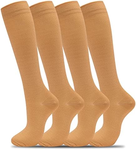 Компресия чорапи fenglaoda за жени и Мъже на 20-30 мм hg.ст., до коляното, медицинска Сестра, Бременна Сладки, Забавни Медицински Чорапи за