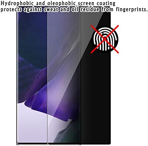 Защитно фолио за екрана Vaxson Privacy, съвместима със защитен стикер SHELTER HYFIDO HIF-191DV 19 За защита от шпионски