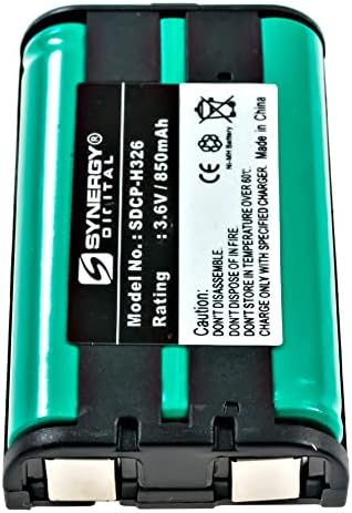 Акумулаторна батерия за безжичен телефон Synergy Digital, съвместим с безжичен телефон Panasonic KX-TG2336B, (Ni-MH, 3,6 В, 850 mah)