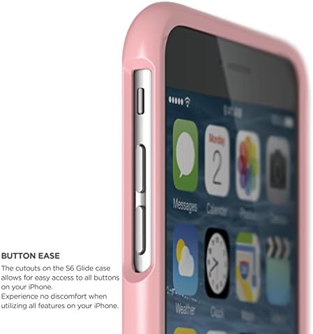 калъф elago за iPhone 6, калъф S6 Glide само за iPhone 6 (4.7 инча) + Защитно фолио отпред + Защитно фолио отзад пакет - Бруто дребно