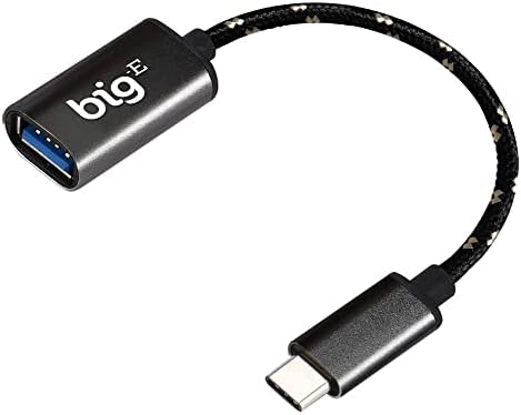 Big-E C USB-USB 3.0 Женски OTG адаптер, който е съвместим с вашите Realme X7 Pro Ultra за пълноценно свързване на кабел USB