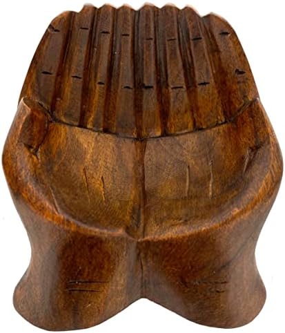 Ястие ДЪРВОТО на РАДОСТ, което дава на Ръка - Дървена Скульптурная фигурка ръчна изработка, 6 инча