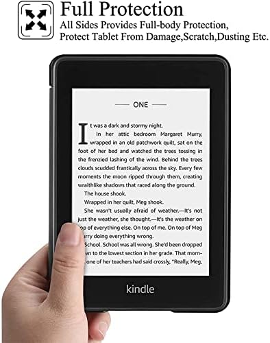 Лек калъф с каишка за Kindle 11-то поколение, модел (C2V2L3), издаден през 2022 година. с функция за автоматично преминаване в