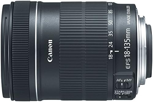 Canon EF-S 18-135 мм f/3,5-5,6 - Стандартен зум обектив за дигитални огледално-рефлексни фотоапарати Canon (нов, в бяла кутия)