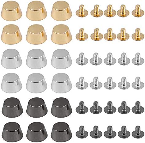 Framendino, 30 Опаковки Спирални На Задните Копчета Метална Плоска Корона От Шипове В Чантата Си Крака Трън В Чантата Си Чанта